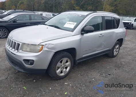 2013 Jeep Compass Sport из США, поврежденный, VIN 1C4NJCBA2DD272770